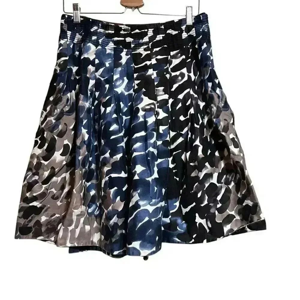 Anthro Maeve size 8 Skirt A line pleated